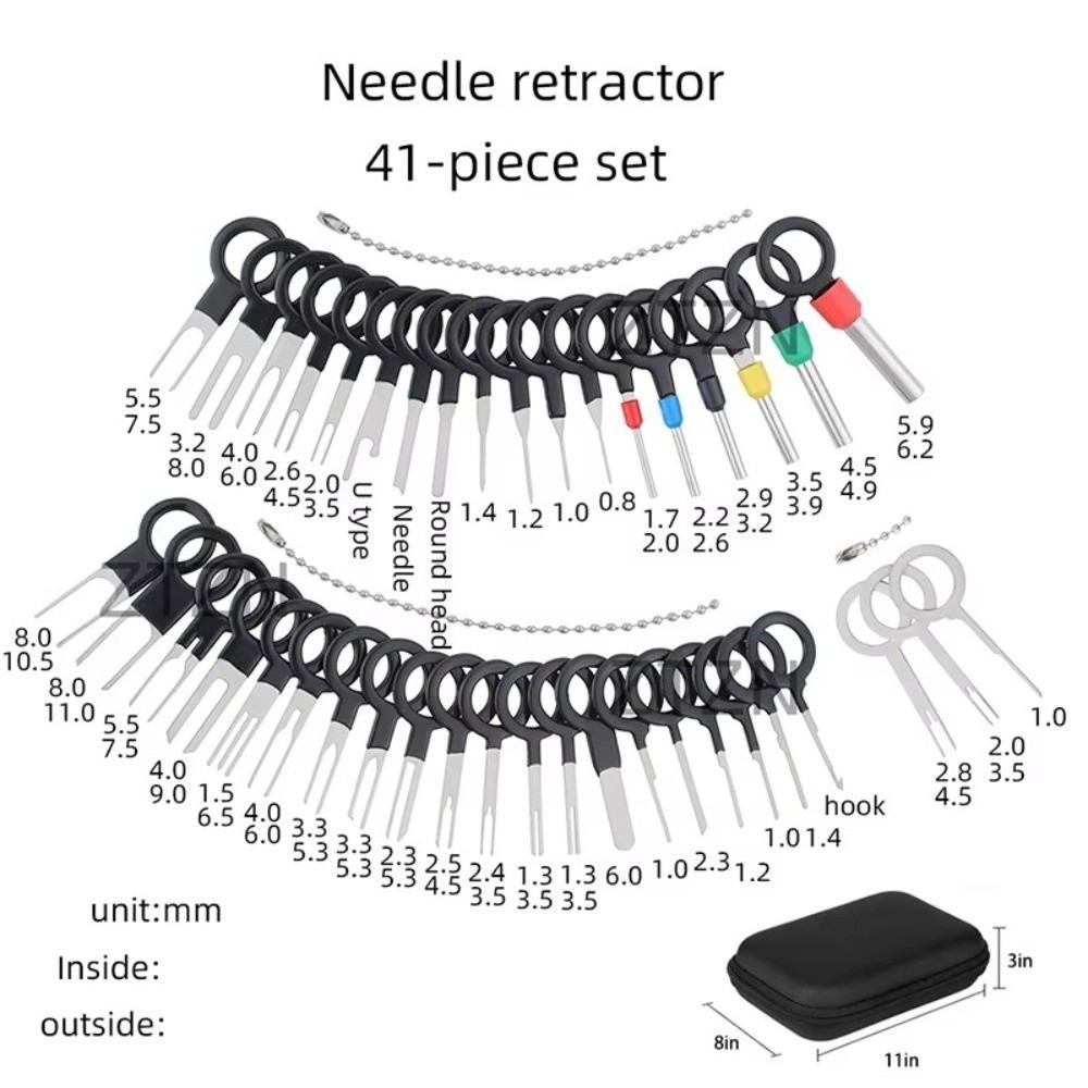 Mechanical Tools Car Terminal Removal Tool Kit Keys Automotive Plug Pullers  Mechanical Extraction