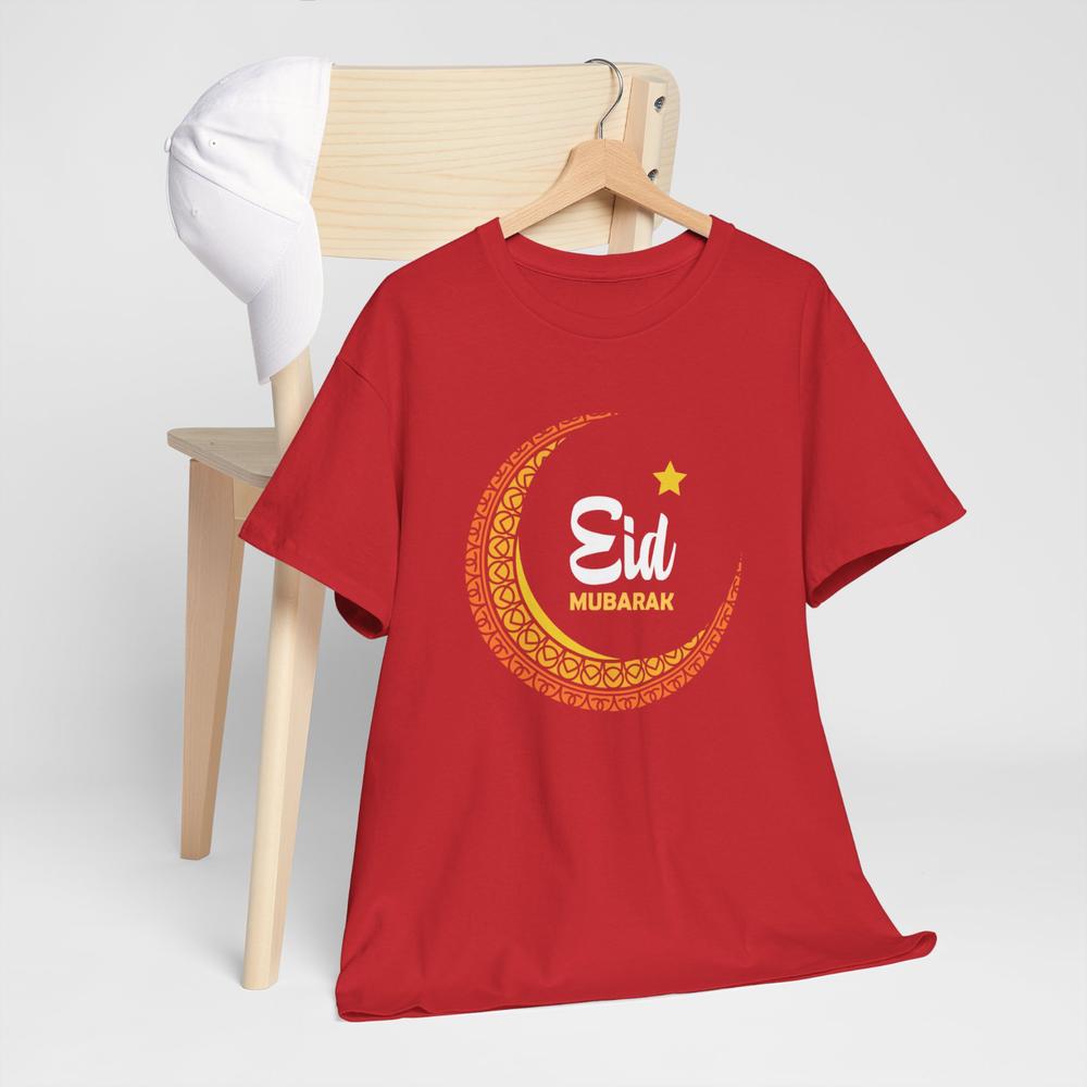 Eid Mubarak T-Shirt Muslimische Festtagsfeiern Unisex Geschenk für Erwachsene und Oberteil