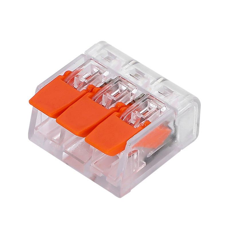 Electrical Quick Connect Lever Terminal 10/75Pcs 2/3/4/5 Port Wire Connector for Household Switch Socket Wiring