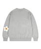 GRAVER [Unisex] Elbow Flower Dot Sweatshirt_Black