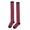 Women Striped Stockings Over Knee Length JK Long Socks Ladies Girls High Socks Girls Fashion Multi-color Striped Cute Hosiery