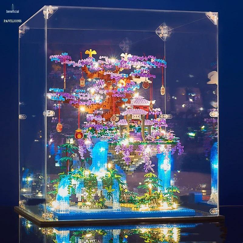 Chinese Fairy Pavilion Building Blocks: Ancient Style Architecture Toy for Kids