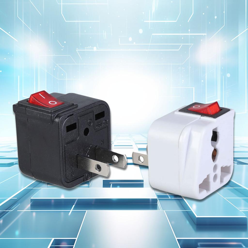 Universal Travel Adapter Power Converter Adapter Travel Plug Adapter Travel Power Converter ABS for International Use