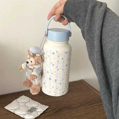 Tragbarer Thermobecher Große Kapazität Wasserbecher Edelstahl tragbarer Begleit-Milch-Kaffeebecher