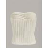 Women'S Sexy Strapless Top Fashion Knitted Summer Tops Tight - Fitting Bustier Shirt For Girls