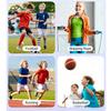 Fascia Sportiva per Bambini Traspirante Assorbi Sudore Antiscivolo Tennis Calcio Fascia per Capelli Ragazzi Ragazze Pallacanestro Asciugatura Rapida Fascia Sudore