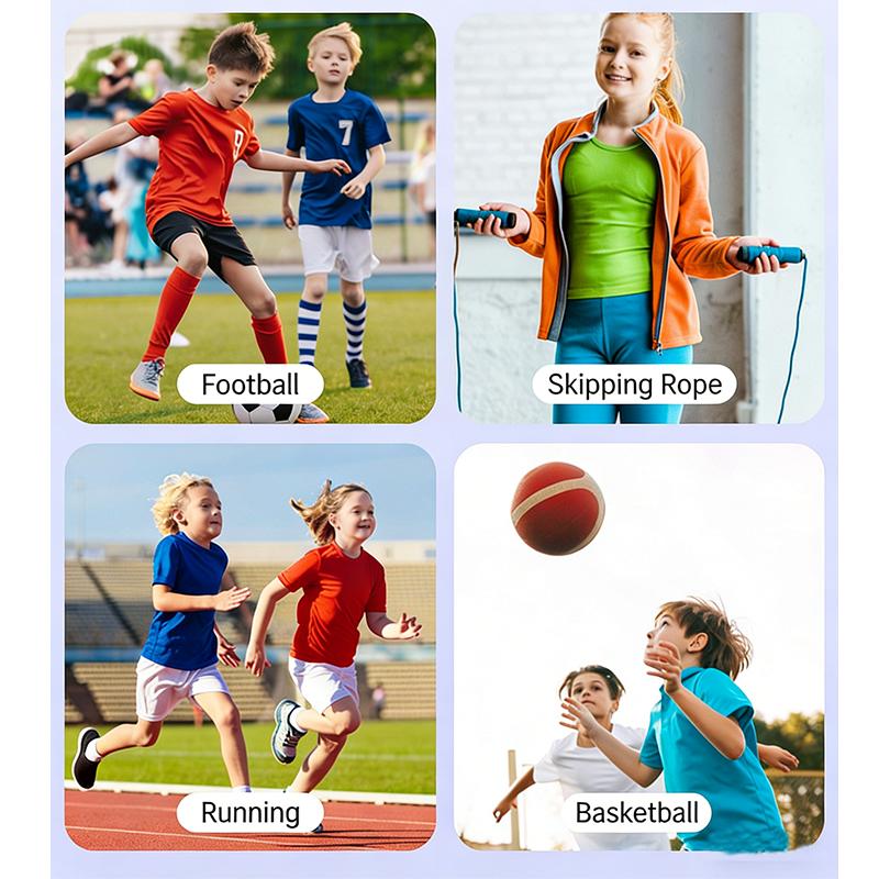 Fascia Sportiva per Bambini Traspirante Assorbi Sudore Antiscivolo Tennis Calcio Fascia per Capelli Ragazzi Ragazze Pallacanestro Asciugatura Rapida Fascia Sudore
