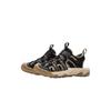 Li Ning Kids Sports Lifestyle Synthetic Leather Comfortable Trendy Non-Slip Wear-Resistant Low-Top Sandals Kids sandals Black YKKV006-7