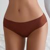 CINOON Women Sexy Ice Silk Panties Low-Rise No Trace Solid Underpant Comfort Breathable Female Intimates Briefs