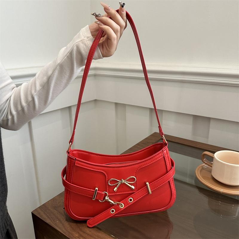 Fashion bag women's new high-value versatile armpit bag fresh and casual shoulder small square bag women's bag