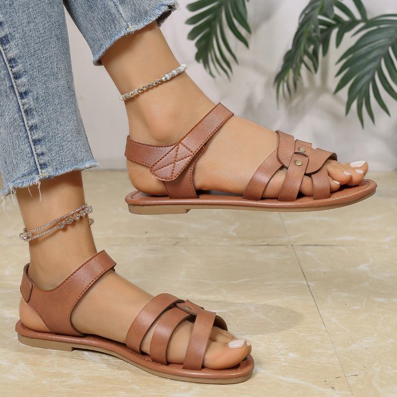 Flat-bottomed sandals women's summer casual versatile comfortable flat-bottomed fashion versatile beach shoes