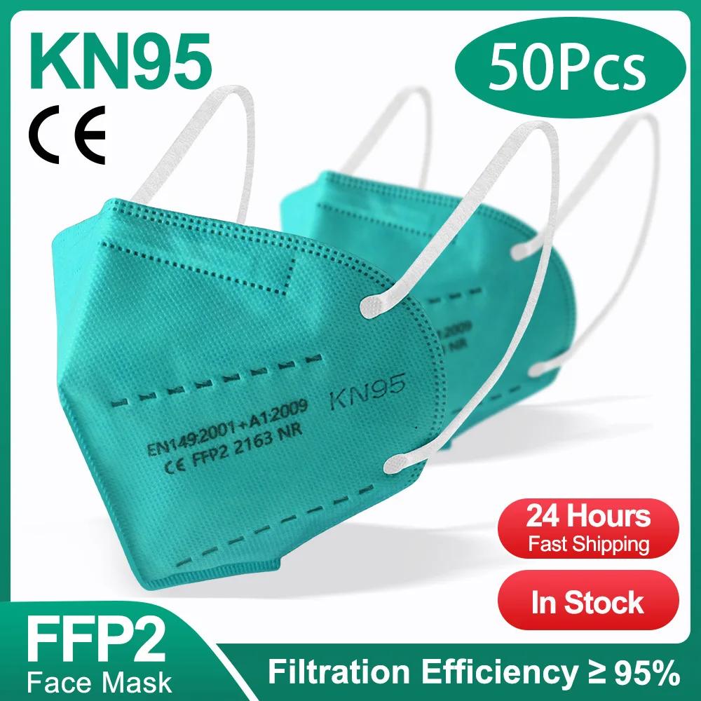 Health Protective KN95 Face Mask 5 Layer Filter Dust Port  Mascarillas FFP2 Nonwoven Health Protective N95 Mask Reusable Face