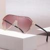 New Y2K Hollow Large-Frame Frog Sunglasses - European & American Style Outdoor Shades