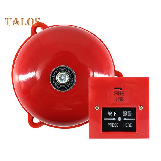 

Ручной извещатель, сигнализация, электрический звонок, громкий звук 100 дБ, простая установка, компактный внутренний звонок, сигнализация, звонок красный