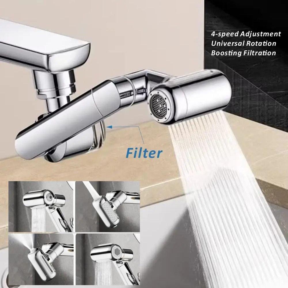 Water Saving Kitchen Faucet 1440° Rotate Faucet Extender New Bathroom Tap  Bathroom