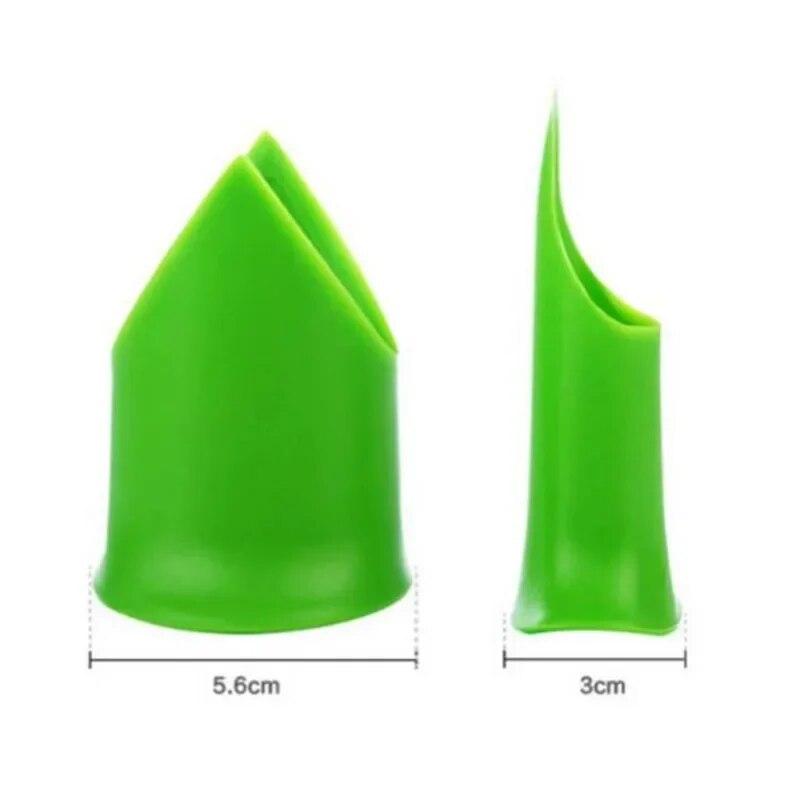 

Слайсер для овощей, случайные инструменты для перца, фруктов, устройство для приготовления пищи, 2 шт., кухонный инструмент для удаления семян, креативный инструмент для очистки керна, гаджет для очистки керна зелёный