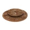 Natural Round Rattan Kitchen Insulation Pad Padding Mat Placemat Bowl Pad Coasters Cup Mats