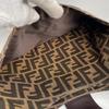 FENDI Zucca Hobo Shoulder Bag Brown Women used