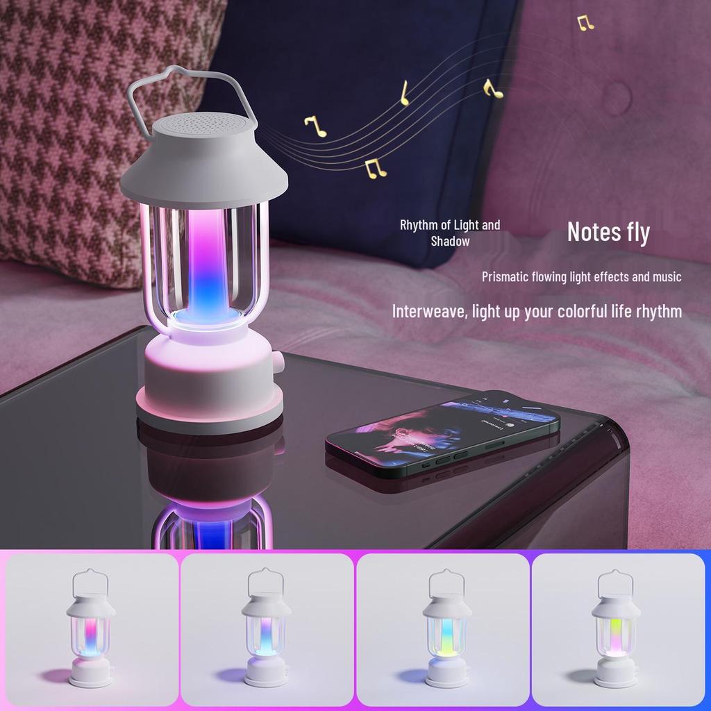 Colorful Atmosphere Night Light: 2025 Rechargeable Lantern for Bedroom or Study
