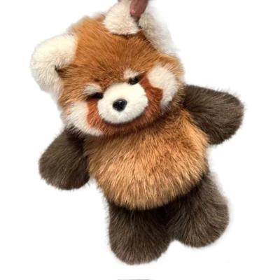 Urocza pluszowa zabawka czerwona panda do biegania, Interaktywne zwierzątka pluszowe z ruchomymi nogami do łagodzenia stresu, Prezent na Boże Narodzenie i urodziny dla dzieci i dorosłych