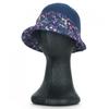 Shop   Women S Floral Foldable Bucket Hat Navy Km Wh 0826