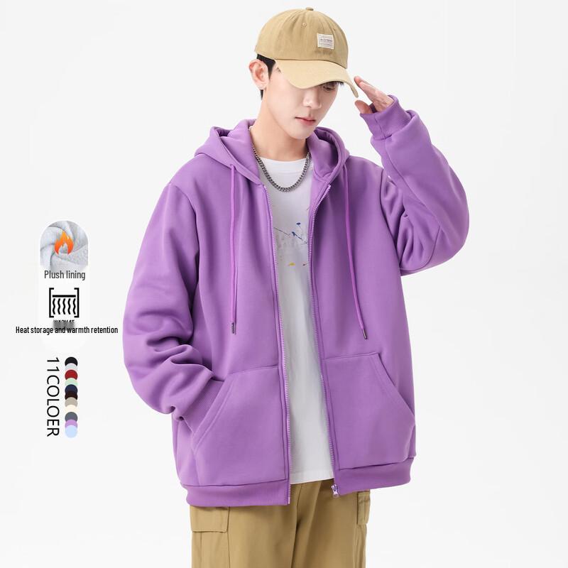 Baleno Unisex Hooded Zipper Sweatshirt Jacket