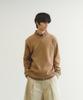 Iseuteuseobiseusyab Waist Stripe Relaxed Round Knit - Beige