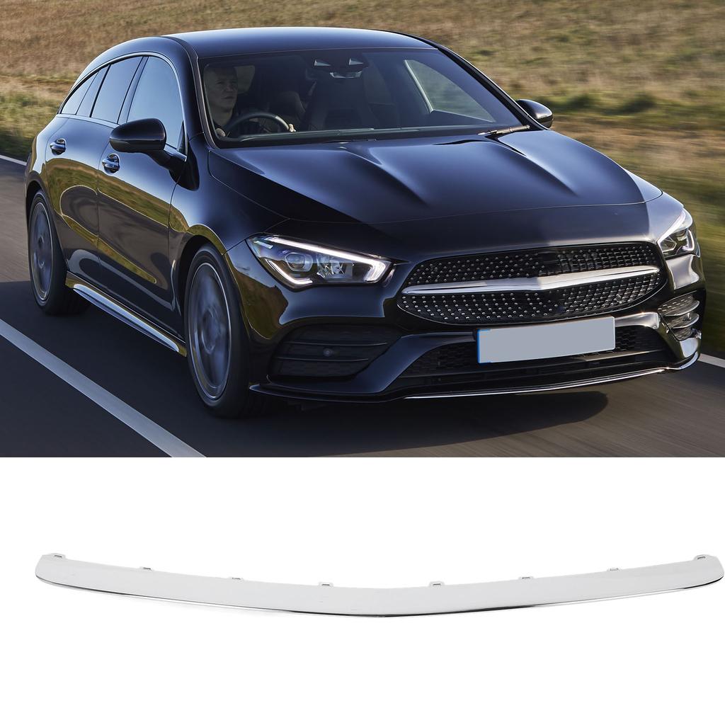 Front Bumper Lower Center Trim Scratch Proof For A-Class W177 AMG Line Pre-Facelift 2019-2022