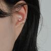 [2SET/SILVER] LINE 1 CZ EARCUFF SET