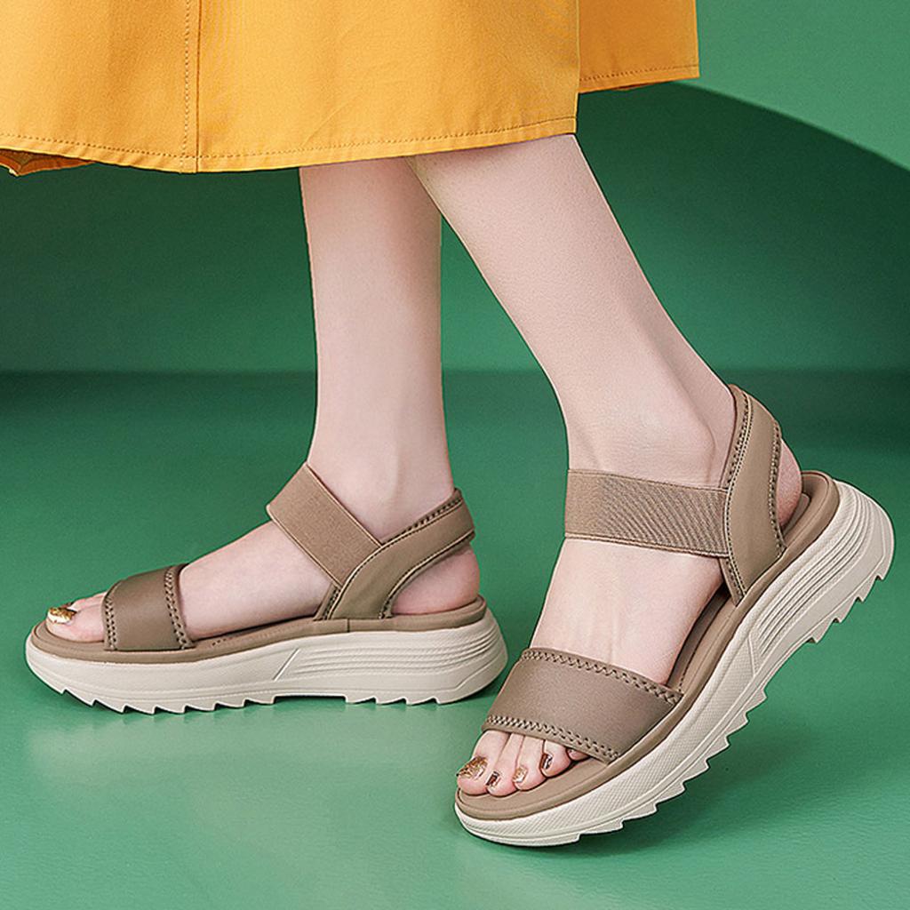 Shoes For Woman Summer Thick Soled Sandals Lightweight Non Slip Comfortable And Casual Sports Sandal Holiday Wear Women'S Shoe