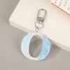 Simple Letters Keychain Backpack Pendant Keyring Bag Hanging Decoration Accessories Gift