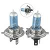 12V Headlight 1500LM H4/HB2 Halogen Replacement UV-resistant White 55W 6000K 9003 Bright Light 2pcs New Portable