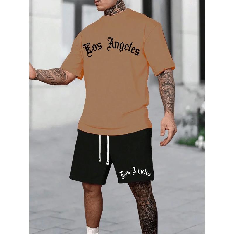Fashion Printed Sports Suit Men's Casual Loose Sport Wear Men’s