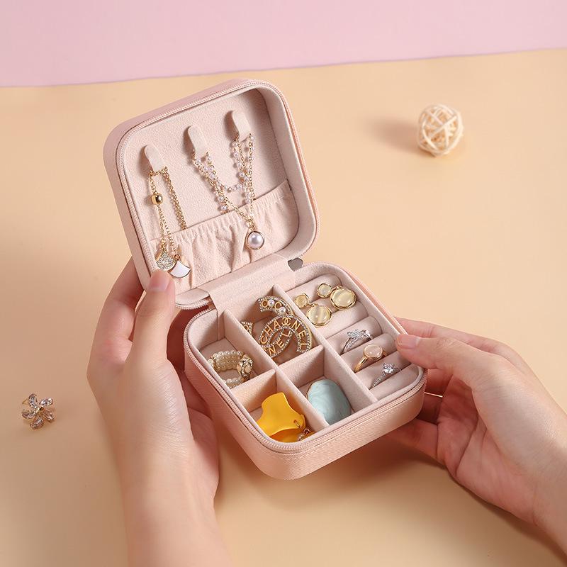 Elegant Jewelry Storage Box for Rings, Earrings, Necklaces, and Studs