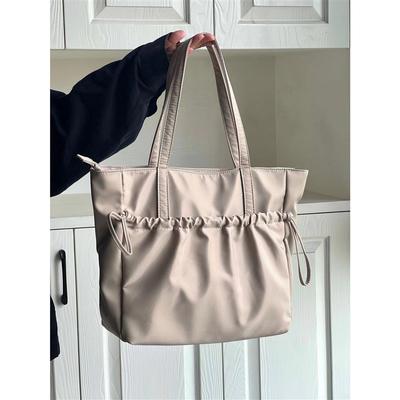 Simple Tote Bag for Women New Large-capacity Students In Class Simple, Lightweight Commuting Practical Shoulder Bag