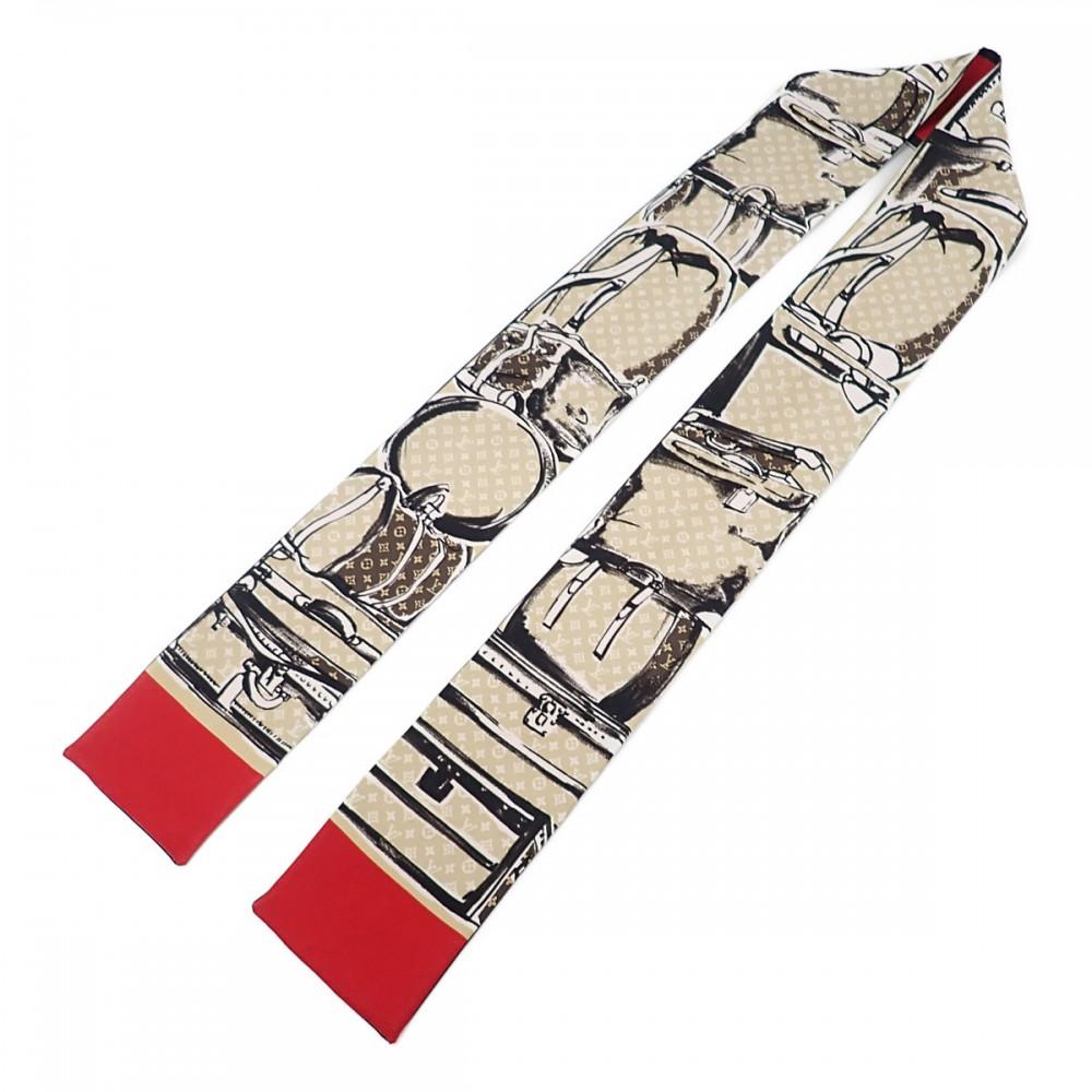 Louis Vuitton M73964 Scarf Red Silk Women