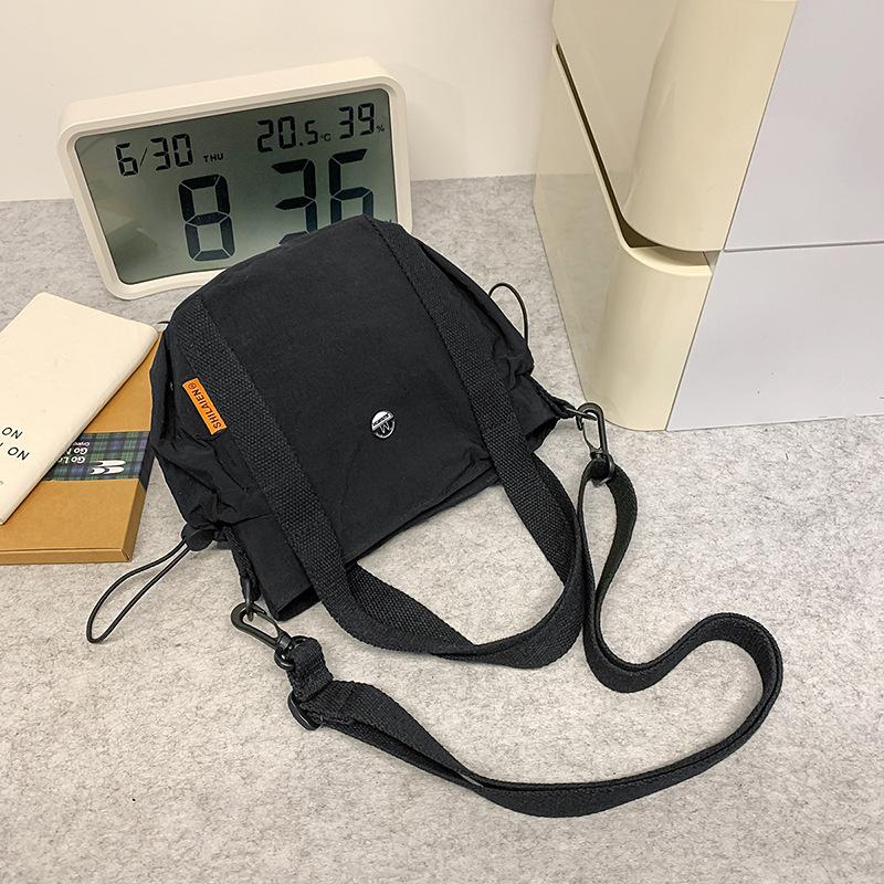 Crossbody bag women's shoulder bag simple commuter versatile tote bag casual canvas trendy sports mobile phone bag men