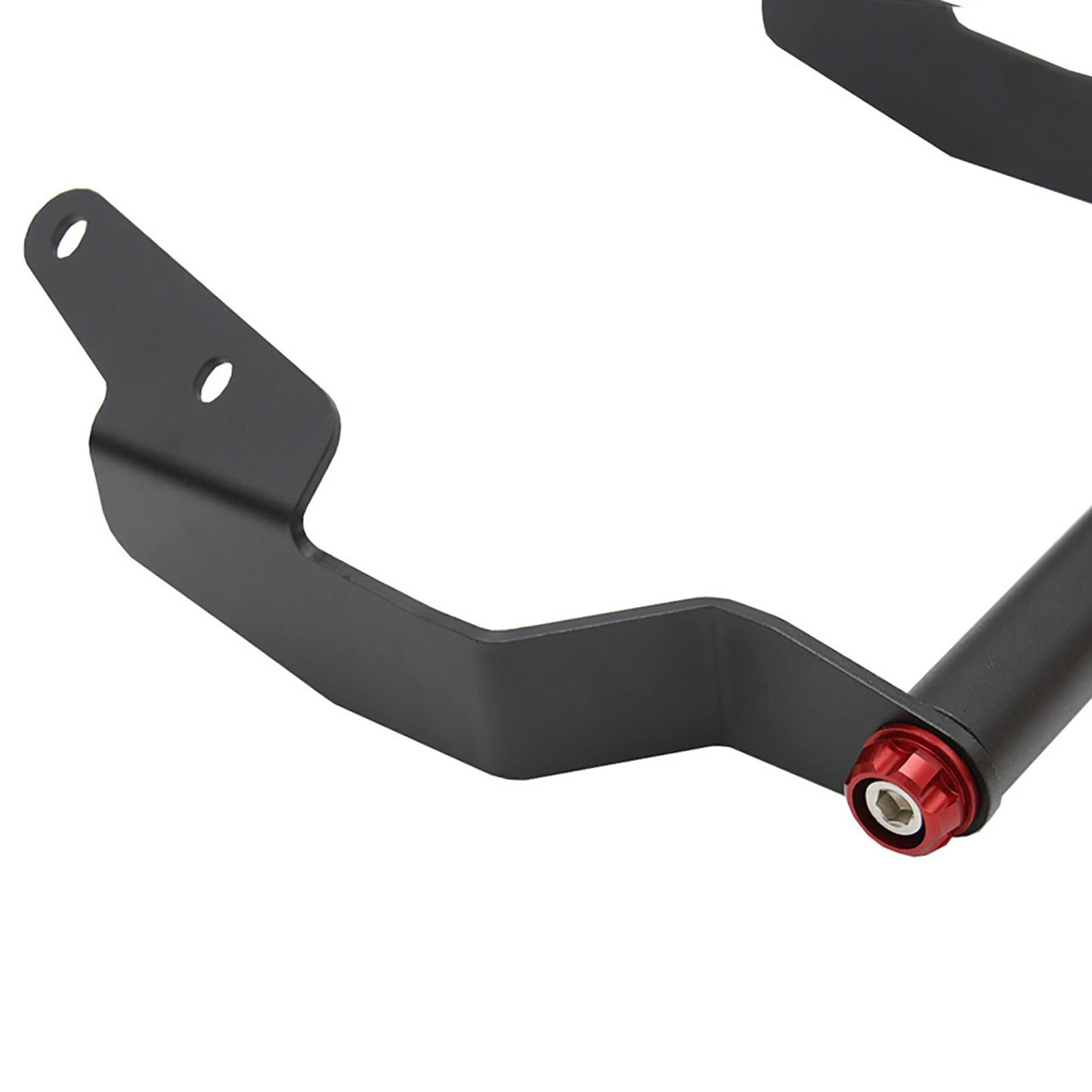 

Motorcycle GPS Navigation Bracket Mounting Adapter Holder Front Bar Stand Mobile Phone GPS Holder Replacement for чёрный