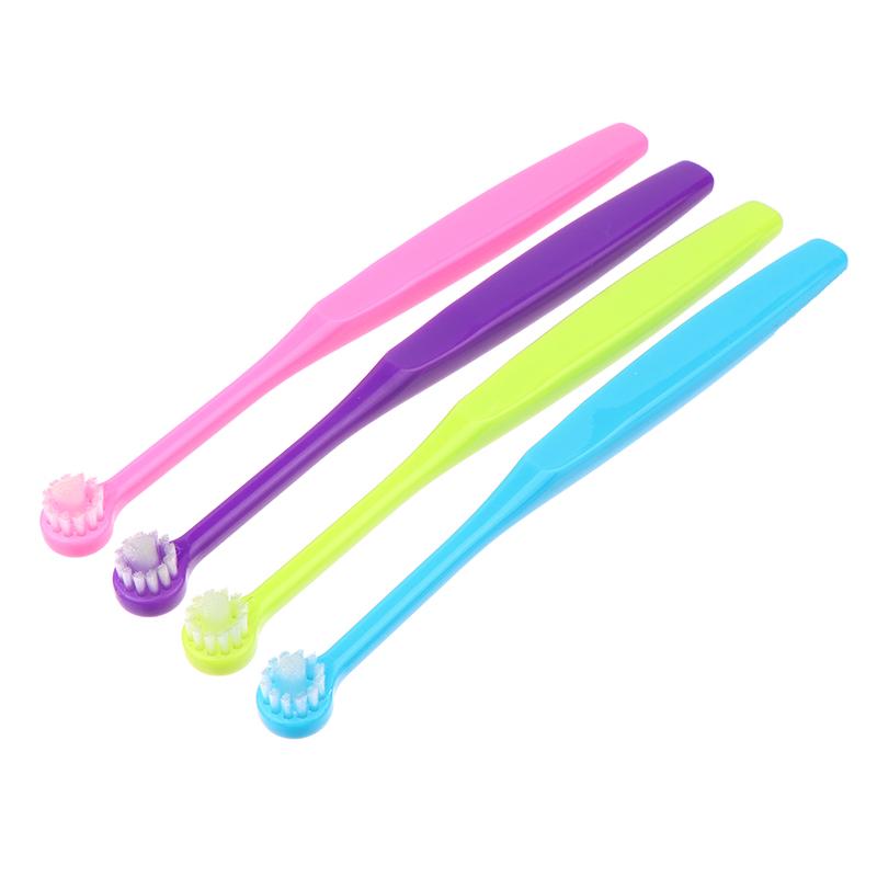 1Pc Orthodontic Interdental Brush Single-Beam Soft Toothbrush for Oral Care Small Head Soft Hair Design for Adult Teeth Cleaning