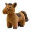 Horse Plush Doll Soft Stuffed Animal Toy Realistic Pony Desk Ornament Classic Birthday Gift for Children
