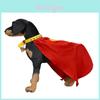 Superman Pet Dog Cloak With Polyester Fabric For Costume Parties And Play