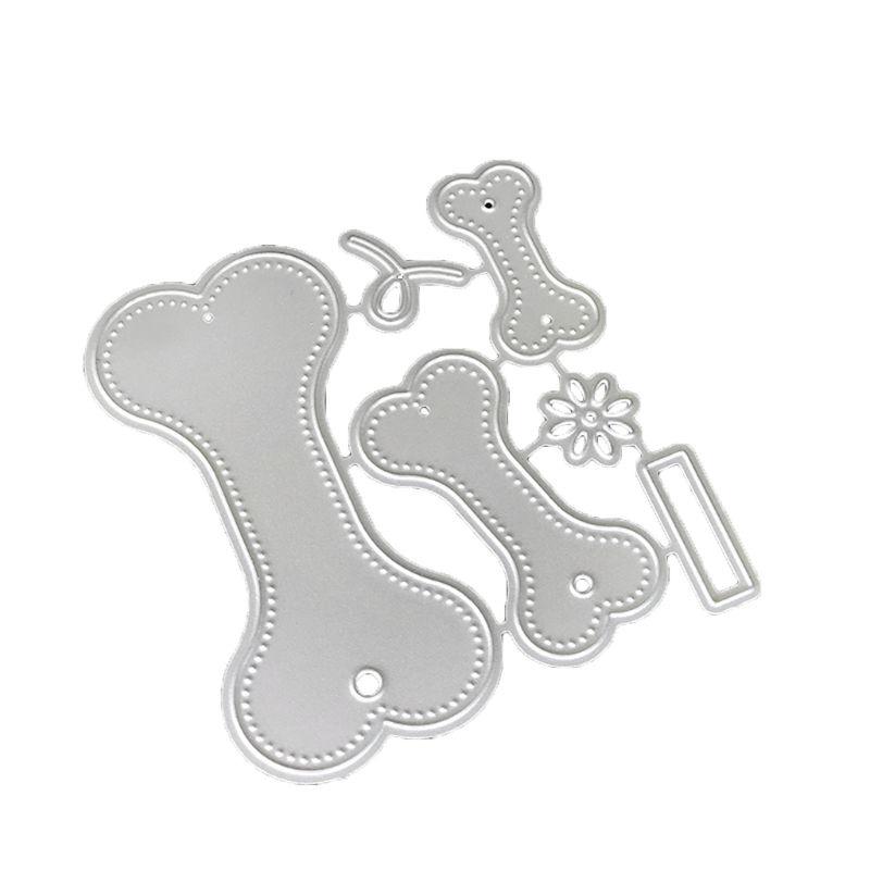 Desenho animado osso de cachorro metal corte morre para DIY álbum de scrapbooking papel cartões artesanato relevo die cortes artesanato novo