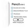 For Apple Pencil For Ipad A16 2025 10th Generation Stylus Pen Pro 13 M5 12.9 Air 11 M4 M3 5 4 3 Mini 7 6 A17 8th 9th Touch Pens
