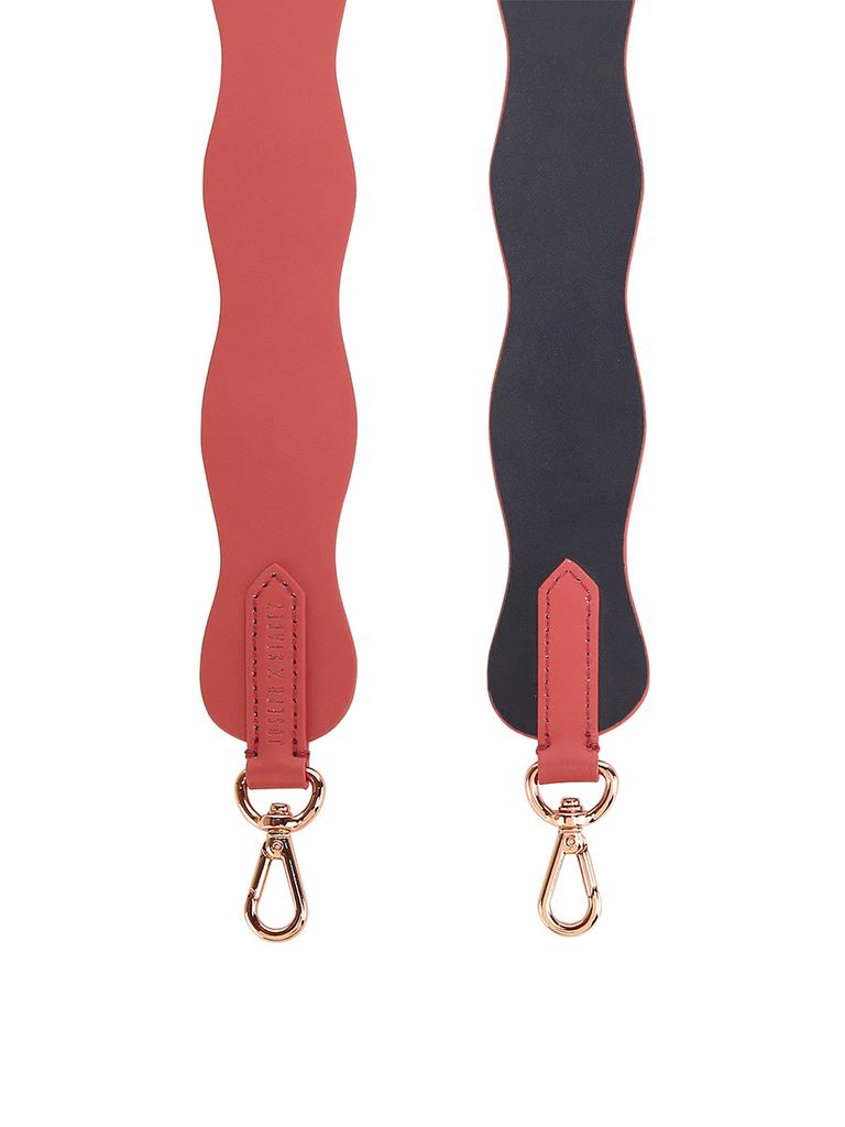 Joseph&Stacey Wave Leather Strap Mineral Red