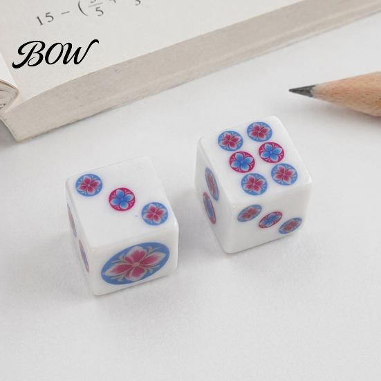 25mm Gaming Dice 2Pcs 25MM Mahjong Set, Decorative for Table Game, Board Portable Casino Theme Party, Mah Jongg Accessories, Gift Men Women
