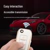 Gold-Edged TPU Key Case for Dongfeng Venucia D60/T70/M50V - Soft Rubber, 3-Button Protection for Men & Women