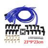 Universal 8mm Ignition Wire Set, 180 Degree Boots Spark Plug, Cable Easy to Install Directly Replace