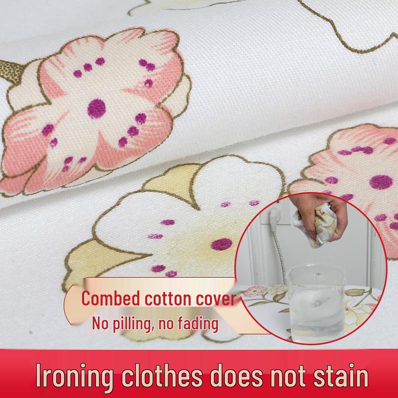 High-Temperature Resistant All-Cotton Ironing Board Cover, Washable and Non-Fading