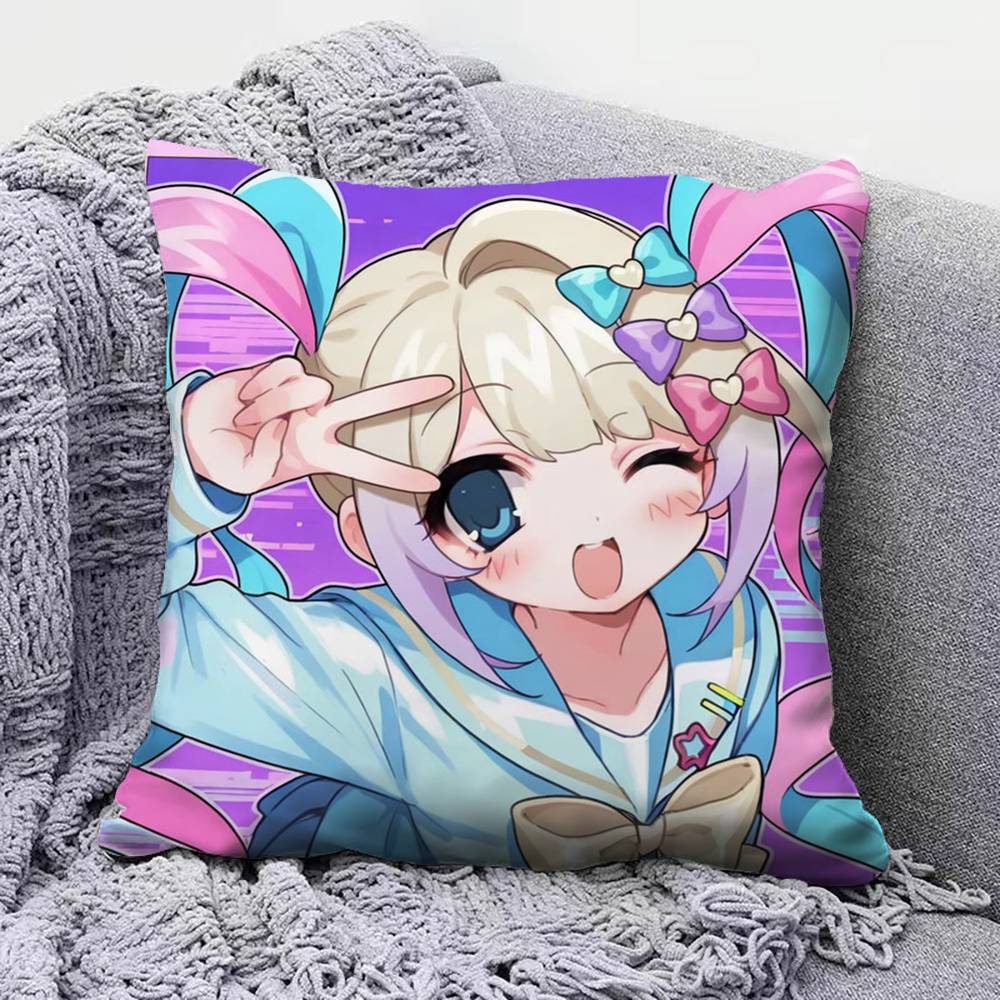 Needy Streamer Overload Anime TV  Pillow Covers Home Sofa Cushion Covers and Aecorative Custom