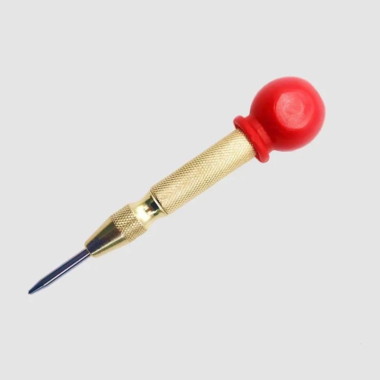 Automatic Center Pin Punch Spring Loaded Marking Starting Holes Tool HSS Center Punch Stator Punching Woodwork Tools Drill Bit